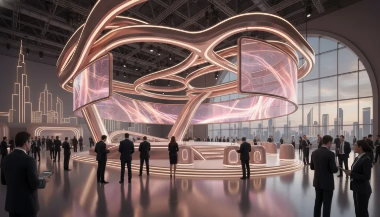 Best Luxury Wedding Planner in Dubai, Luxury event planning services for unforgettable celebrations in Dubai & UAE. | futuristic exhibition hall tech summit event